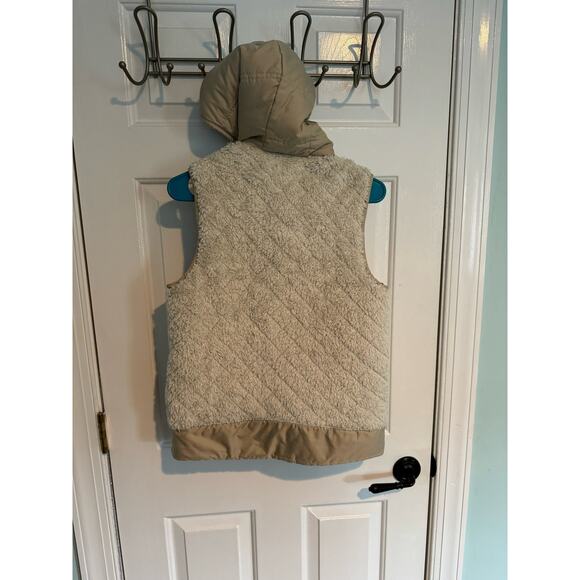 Patagonia Los Gatos reversable hooded vest, small, Sherpa fleece - Picture 7 of 15